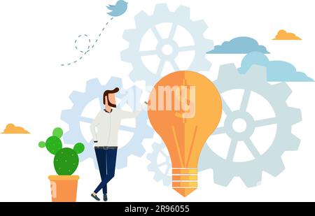 Teamarbeit von Geschäftsleuten Stock Vektor