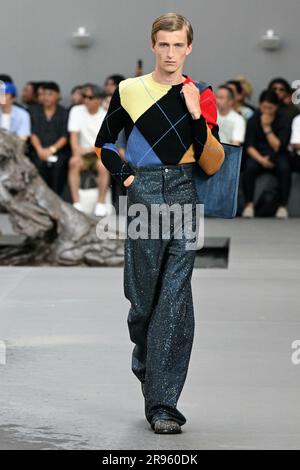 Paris, Frankreich. 24. Juni 2023. LOEWE Spring Summer 2024 Runway während der Paris Fashion Week am 2023. Juni in Paris; Frankreich 24/06/2023 Gutschein: dpa/Alamy Live News Stockfoto