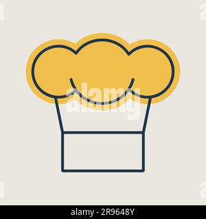 Kochkoch-Vektor-Symbol. Diagrammsymbol für das Kochen von Website-Design, Logo, App, UI Stock Vektor