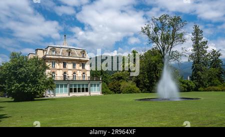 Villa Taranto in den botanischen Gärten, Verbania, Piemont, Italien, Europa. Stockfoto