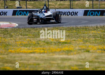Portland, Etats Unis. 24. Juni 2023. 09 EVANS Mitch (nzl), Jaguar TCS Racing, Spark-Jaguar, Jaguar I – Time 6, Action während des 2023 Southwire Portland ePrix, 9. Tagung der ABB FIA Formel E-Weltmeisterschaft 2022-23, auf der Portland International Raceway vom 22. Bis 24. Juni 2023 in Portland, Vereinigte Staaten von Amerika - Foto Julien Delfosse/DPPI Kredit: DPPI Media/Alamy Live News Stockfoto
