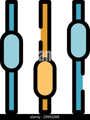 Suchmaschinensymbol ändern. Modellstruktur Ändern Sie das Vektorsymbol der Suchmaschine für das Webdesign, isoliert auf weißem Hintergrund Stock Vektor