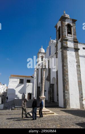 Kirche Santa Maria da Lagoa, Igreja Matriz de, Monsaraz, Alentejo, Portugal Stockfoto