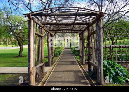 Malerische Gitter und Regierungsgärten an der historischen Stätte Port arthur, Port arthur, tasmanien, australien Stockfoto