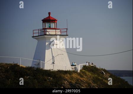 Cape Enrage Lighthouse, New Brunswick, Kanada Stockfoto