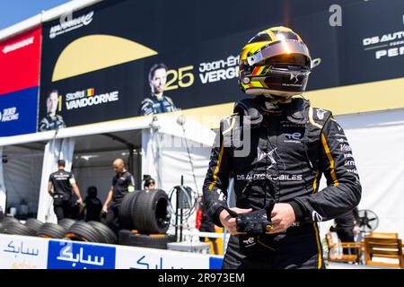 Portland, Etats Unis. 24. Juni 2023. VAN DER LINDE Kelvin (zfa), Team ABT - CUPRA, Spark-Mahindra, Mahindra M9-Electro, Portrait anlässlich des 2023 Southwire Portland ePrix, 9. Tagung der ABB FIA Formel E-Weltmeisterschaft 2022-23, auf der Portland International Raceway vom 22. Bis 24. Juni 2023 in Portland, Vereinigte Staaten von Amerika - Foto Julien Delfosse/DPPI Kredit: DPPI Media/Alamy Live News Stockfoto