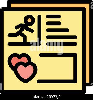 Symbol für angusskanal-cv. Vektorsymbol für Angusskanal-cv für Webdesign isoliert auf weißem Hintergrund, flach Stock Vektor