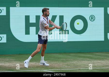 Halle, Westfalen, Deutschland. 24. Juni 2023. OSCAR OTTE (GER) in Aktion während der Terra Wortmann Open in der Owl Arena (Kreditbild: © Mathias Schulz/ZUMA Press Wire) NUR REDAKTIONELLER GEBRAUCH! Nicht für den kommerziellen GEBRAUCH! Stockfoto