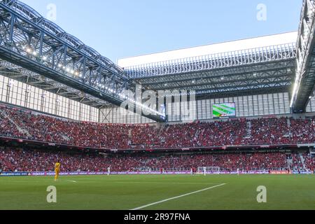 Curitiba, Brasilien. 24. Juni 2023. PR - CURITIBA - 06/24/2023 - BRASILEIRO A 2023, ATHLETICO-PR X CORINTHIANS - Allgemeine Ansicht der Ligga Arena für das Spiel zwischen Athletico-PR und Corinthians für DIE BRASILEIRO A 2023 Meisterschaft. Foto: Robson Mafra/AGIF/Sipa USA Guthaben: SIPA USA/Alamy Live News Stockfoto