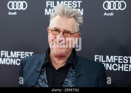 München, Deutschland. 23. Juni 2023. Martin Semmelrogge, Schauspieler, besucht Gasteig HP8 zur Eröffnung des Münchner Filmfestivals. Das Filmfestival wird dieses Jahr mit dem Film „die persische Version“ eröffnet und zeigt bis 01.07.2023 Filme aus der ganzen Welt. Kredit: Sven Hoppe/dpa/Alamy Live News Stockfoto