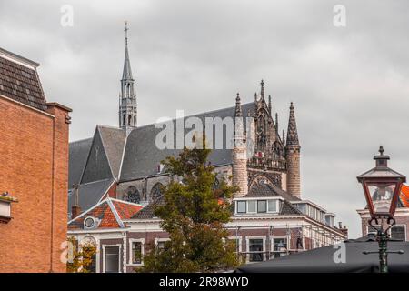 Die Hooglandse Kerk ist eine gotische Kirche in Leiden, Nordholland, Niederlande Stockfoto