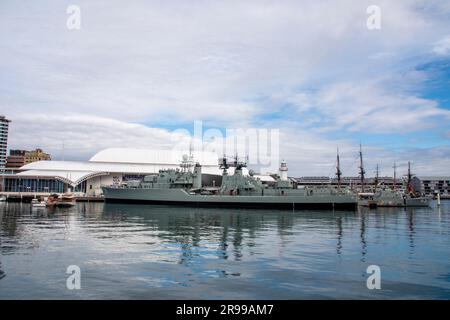 Sydney, Australien, 26. März 2023: Das Australian National Maritime Museum (ANMM) ist ein staatlich betriebenes Meeresmuseum in Darling Harbour. Stockfoto