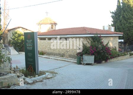 Samandag-Hatay, Türkei - 24. Juni 2023 : Vakifli-Dorf Armenische Kirche und Museum in der türkischen Provinz Hatay. Stockfoto