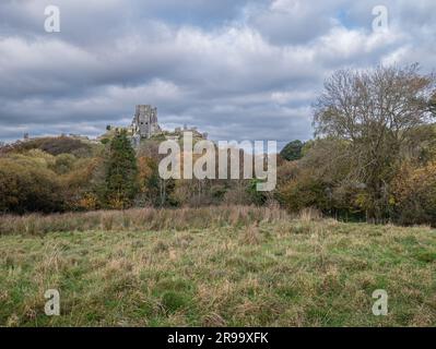 Corfe Castle Dorset Stockfoto