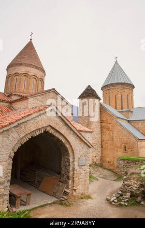 Ananuri Festungskomplex in Georgien an der georgischen Militärstraße. Stockfoto