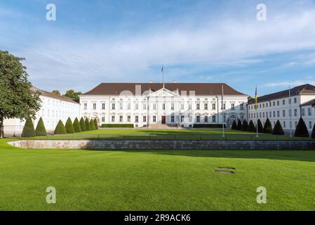 Schloss Bellevue, Sitz des Bundespräsidenten, in Berlin Stockfoto