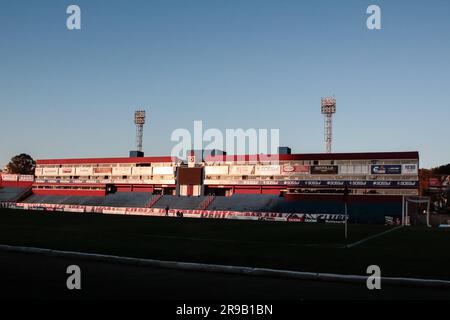 Curitiba, Brasilien. 25. Juni 2023. PR - CURITIBA - 06/25/2023 - PARANAENSE B 2023, PARANA CLUBE X PATRIOTAS - Allgemeine Ansicht des Stadions Durival Britto e Silva nach dem Spiel zwischen Parana Clube und Patriotas für die Second Division Championship 2023 in Paranaense. Foto: Robson Mafra/AGIF/Sipa USA Guthaben: SIPA USA/Alamy Live News Stockfoto