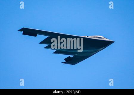 Der unglaubliche Spirit Bomber. Stockfoto