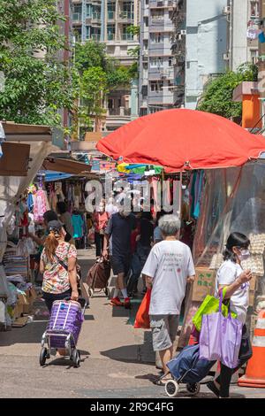 WAN Chai Street Market, Stadtzentrum, Hongkong, SAR, China Stockfoto