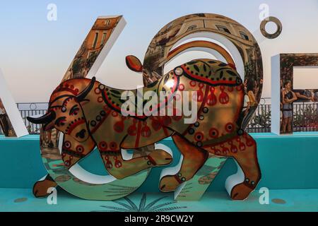 Taormina, Taormina. 24. Juni 2023. Taormina : 69. Filmfestival von Taormina. Im Bild: Kredit: Unabhängige Fotoagentur/Alamy Live News Stockfoto