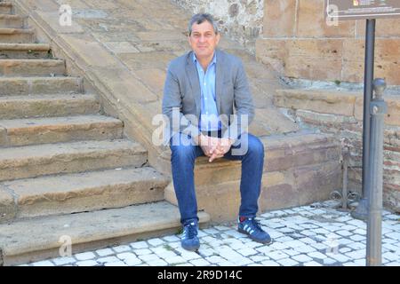 Enna, Enna. 17. Juni 2023. *SONDERGEBÜHR* Mario Calabsti. Enna, Ortigia Book Festival 2023. Kredit: Unabhängige Fotoagentur/Alamy Live News Stockfoto