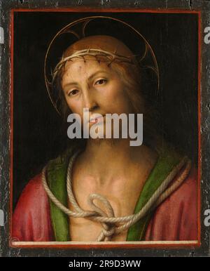 National Gallery UK – Pietro Perugino – Christus mit Dornen gekrönt 1500-05 Stockfoto