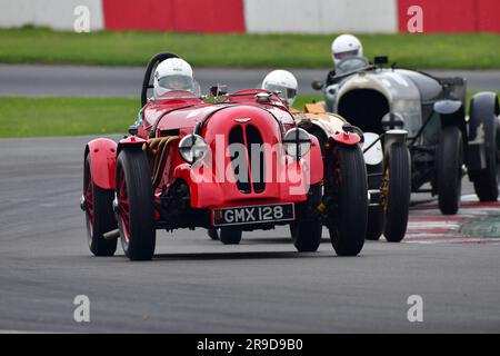 Peter Dubsky, Aston Martin 15/98 2-Sitzer, der „Mad Jack“ für Vorkriegs-Sportwagen, ein 45-minütiges Rennen für ikonische Vorkriegs-Autos, viele aus den 192 Jahren Stockfoto