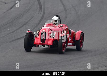 Peter Dubsky, Aston Martin 15/98 2-Sitzer, der „Mad Jack“ für Vorkriegs-Sportwagen, ein 45-minütiges Rennen für ikonische Vorkriegs-Autos, viele aus den 192 Jahren Stockfoto