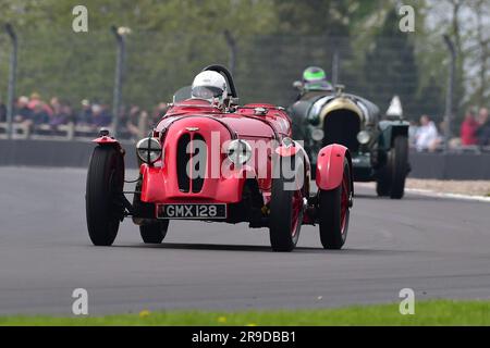 Peter Dubsky, Aston Martin 15/98 2-Sitzer, der „Mad Jack“ für Vorkriegs-Sportwagen, ein 45-minütiges Rennen für ikonische Vorkriegs-Autos, viele aus den 192 Jahren Stockfoto