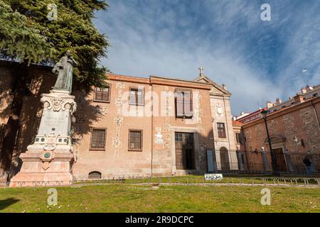 Madrid, Spanien - 16. FEBRUAR 2022: Real Monasterio de la Encarnacion, Königliches Kloster der Inkarnation ist ein Kloster des Ordens von Recollet Augustines i. Stockfoto