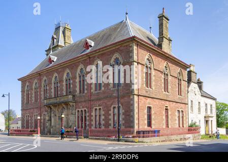 Gebäude von Wigtown County früher Sitz von Wigtownshire County Council Town Hall Wigtown Wigtownshire Dumfries und Galloway Scotland UK GB Europe Stockfoto