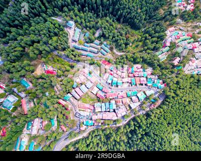 Khalini ist ein Ort in der Stadt Shimla, die Hauptstadt des indischen Staates Himachal Pradesh. Stockfoto