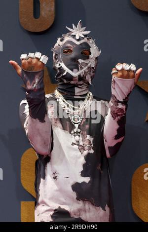 25. Juni 2023, Los Angeles, CA, USA: LOS ANGELES - JUN 25: Rich the Kid at the 2023 BET Awards Ankunft im Microsoft Theater am 25. Juni 2023 in Los Angeles, CA (Kreditbild: © Kay Blake/ZUMA Press Wire) NUR REDAKTIONELLE VERWENDUNG! Nicht für den kommerziellen GEBRAUCH! Stockfoto