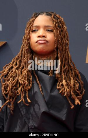 25. Juni 2023, Los Angeles, CA, USA: LOS ANGELES - 25. JUNI: Ambre bei den 2023 BET Awards Ankunft im Microsoft Theater am 25. Juni 2023 in Los Angeles, CA (Kreditbild: © Kay Blake/ZUMA Press Wire) NUR REDAKTIONELLE VERWENDUNG! Nicht für den kommerziellen GEBRAUCH! Stockfoto