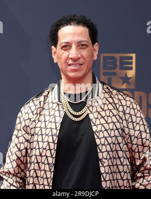 25. Juni 2023, Los Angeles, CA, USA: LOS ANGELES - 25. JUNI: Kid Capri bei den 2023 BET Awards Ankunft im Microsoft Theater am 25. Juni 2023 in Los Angeles, CA (Kreditbild: © Kay Blake/ZUMA Press Wire) NUR REDAKTIONELLE VERWENDUNG! Nicht für den kommerziellen GEBRAUCH! Stockfoto