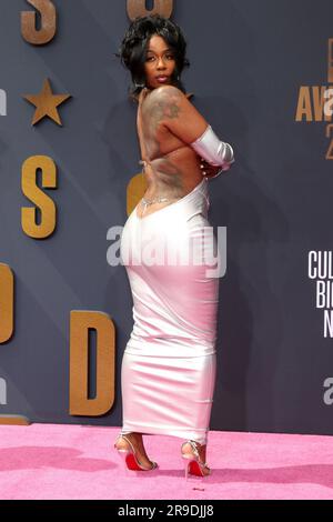 25. Juni 2023, Los Angeles, CA, USA: LOS ANGELES - 25. JUNI: Kash Doll bei den 2023 BET Awards Ankunft im Microsoft Theater am 25. Juni 2023 in Los Angeles, CA (Kreditbild: © Kay Blake/ZUMA Press Wire) NUR REDAKTIONELLE VERWENDUNG! Nicht für den kommerziellen GEBRAUCH! Stockfoto