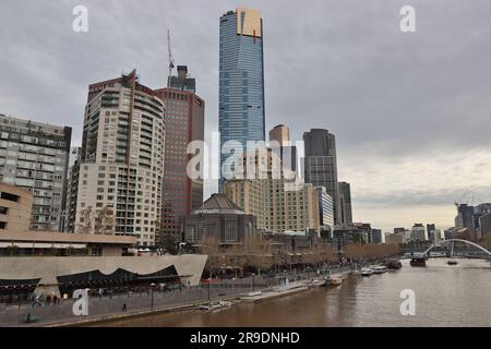 Fantastischer Ausflug in Australien - Melbourne City Stockfoto