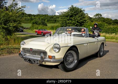 MGC ROADSTER White 1969. England Großbritannien Stockfoto