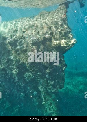 Japanisches Schiffswrack, Coron-Inseln, Palawan, Philippinen, Asien Stockfoto