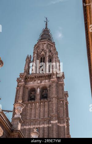 Die Primatiale Kathedrale der Heiligen Maria von Toledo, Catedral Primada Santa Maria de Toledo ist eine römisch-katholische Kirche in Toledo, Spanien. Stockfoto