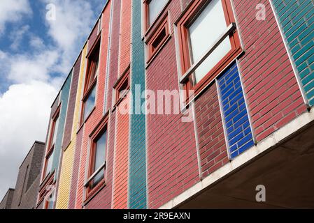 Amsterdam, Niederlande - Borneo Insel Wohnungsbau durch EMBT Stockfoto