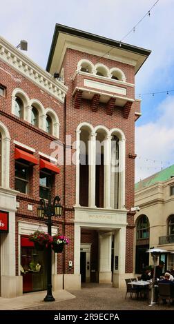 Das Tor zum Rodeo Drive Outdoor Shopping plaza Two Rodeo Drive Los Angeles Kalifornien USA Stockfoto