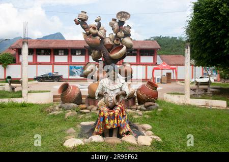 Chazuta, Peru; 1. Oktober 2022: Chazuta ist eine peruanische Stadt, Hauptstadt des gleichnamigen Bezirks in der Provinz San Martín Stockfoto