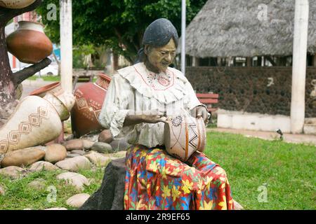 Chazuta, Peru; 1. Oktober 2022: Chazuta ist eine peruanische Stadt, Hauptstadt des gleichnamigen Bezirks in der Provinz San Martín Stockfoto