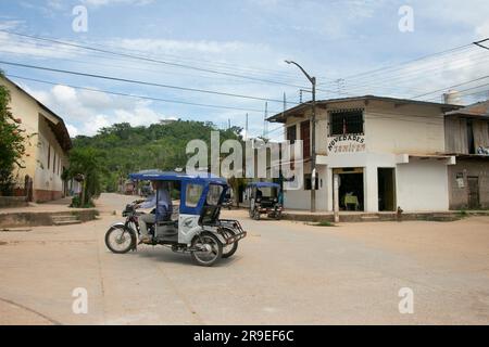 Chazuta, Peru; 1. Oktober 2022: Chazuta ist eine peruanische Stadt, Hauptstadt des gleichnamigen Bezirks in der Provinz San Martín Stockfoto