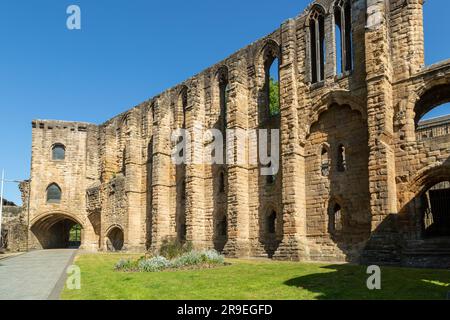 Dunfermline Palace und Abbey Überreste des Refektoriums, Fife, Schottland Stockfoto