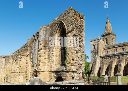 Dunfermline Palace und Abbey Überreste des Refektoriums, Fife, Schottland Stockfoto