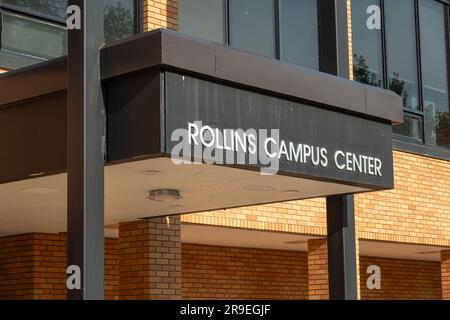 MITCHELL, SD, USA - 23. JUNI 2023: Rollins Campus Center an der Dakota Wesleyan University. Stockfoto