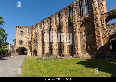 Dunfermline Palace und Abbey Überreste des Refektoriums, Fife, Schottland Stockfoto