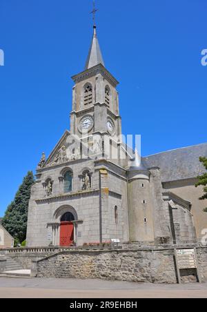 Das malerische Dorf Quarre les Tombes im Stadtteil Morvan, Yonne FR Stockfoto